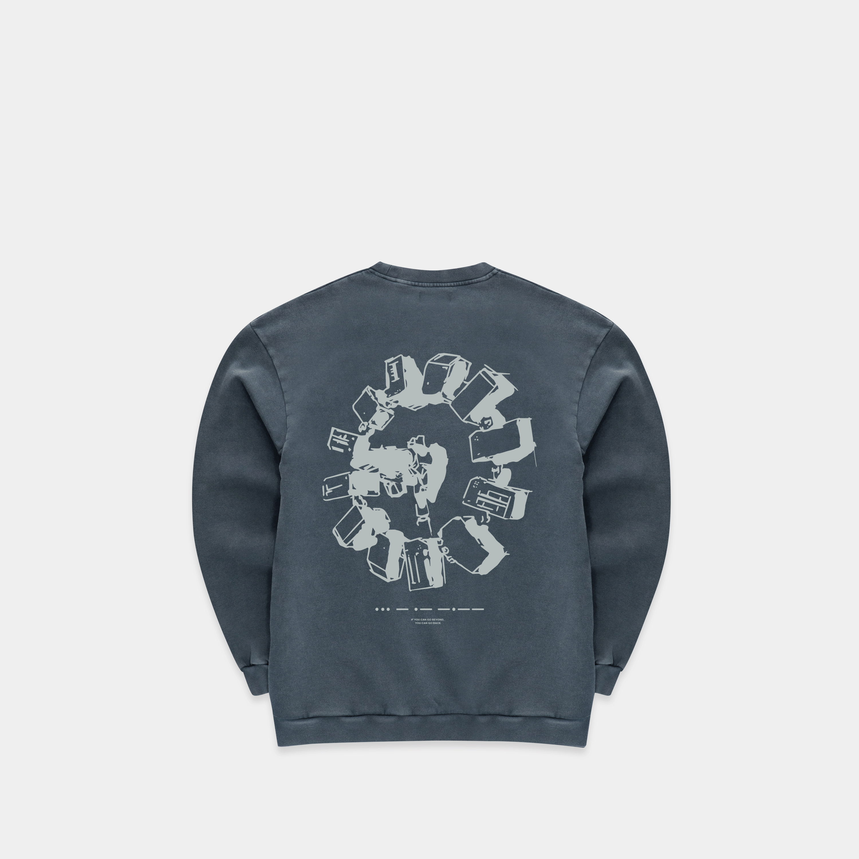 Fucking Good Movies) The S.T.A.Y. Crewneck - Slate Blue – Suspicious Antwerp