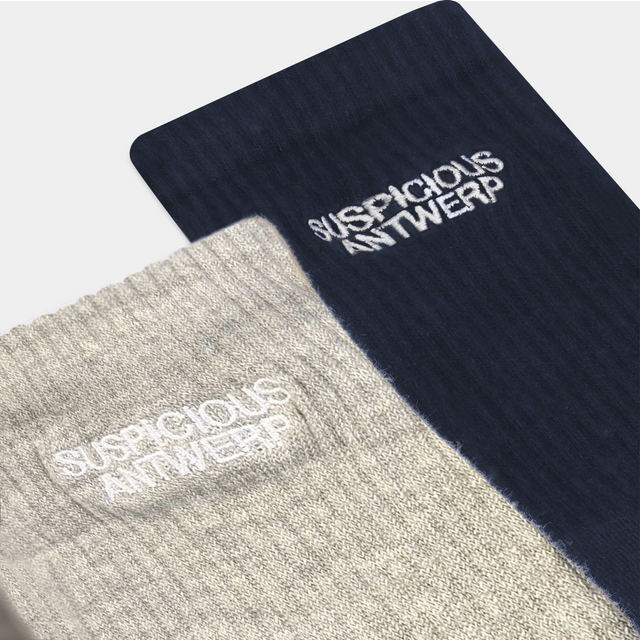 The Essential Socks 2-Pack - Grey // Navy