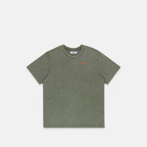 The Suspicious Smiley Tee - Army Green