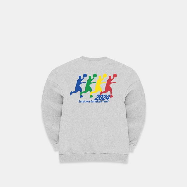 (The Athletics) The Basketball Team 2024 Crewneck - Neutral Heather