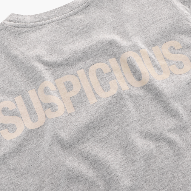 (SS24) The Suspicious Tee - Neutral Heather