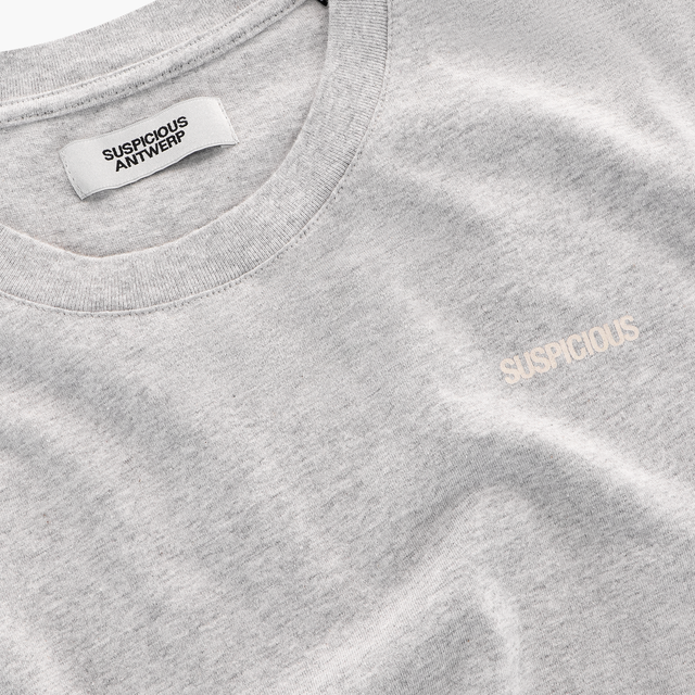 (SS24) The Suspicious Tee - Neutral Heather