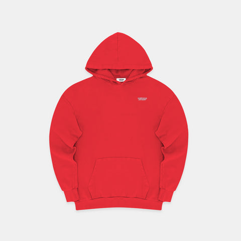 (Essentials '24) The Essentials Hoodie - Ruby