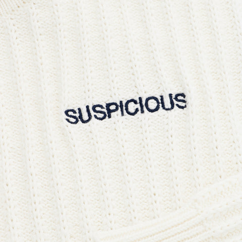 (Fall '24) The Suspicious Knitted Sweat - White