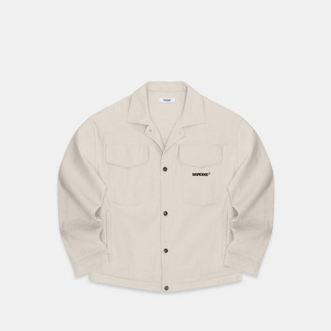 (Fall '24) The Suspicious Twill Jacket - Natural