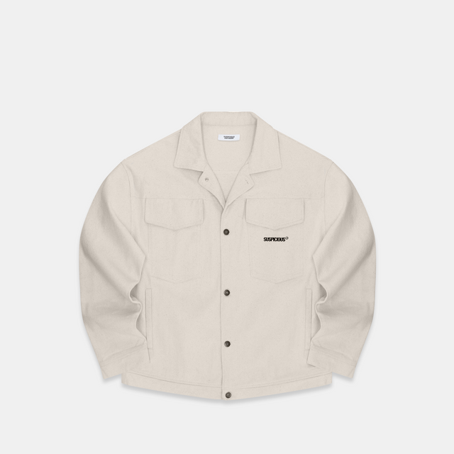 (Fall '24) The Suspicious Twill Jacket - Natural