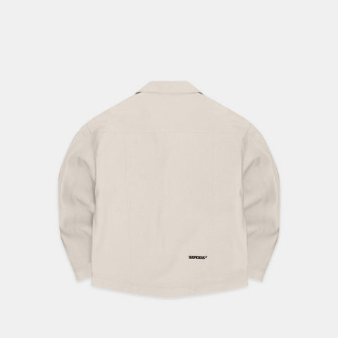 (Fall '24) The Suspicious Twill Jacket - Natural