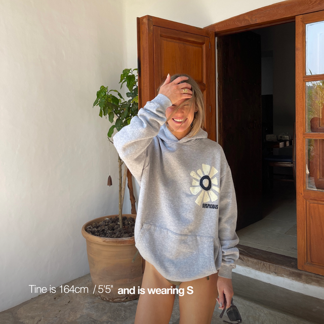 (Isla Bonita) The Formentera Hoodie - Neutral Heather