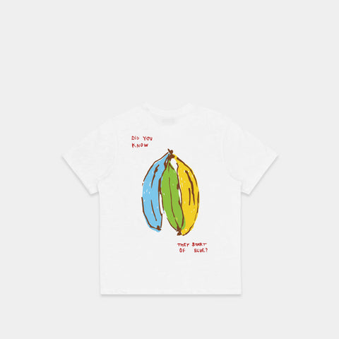 The Banana Cycle Tee - White