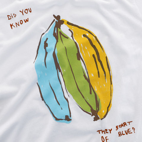 The Banana Cycle Tee - White