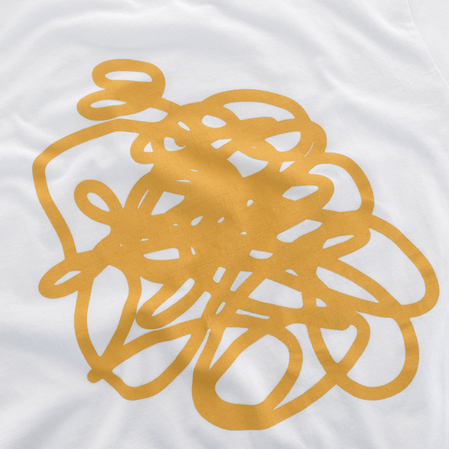 The Spaghetti Tee - White