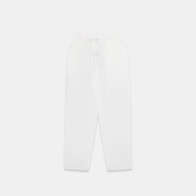 (SS24) The Suspicious Linen Pants - White