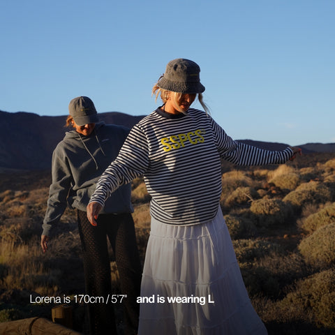 (SS24) The Striped Smiley Longsleeve - Coastal Blue