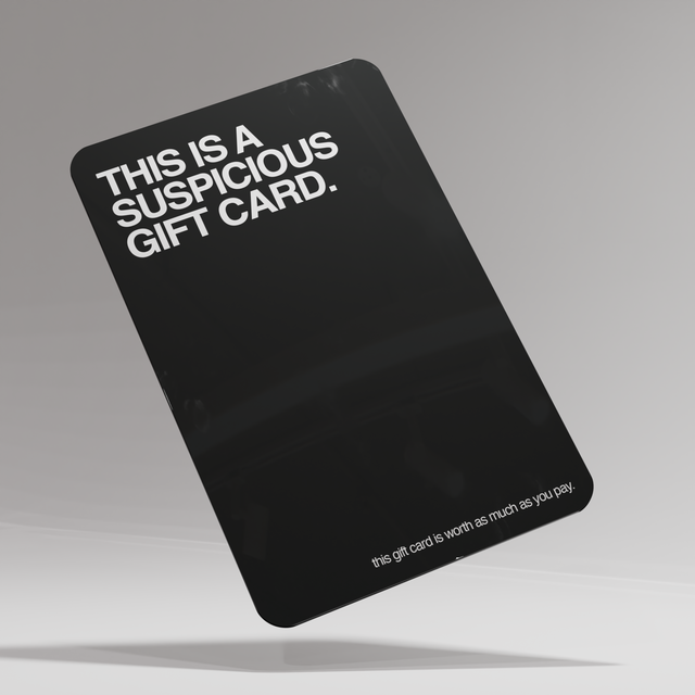 The Suspicious Antwerp Gift Card