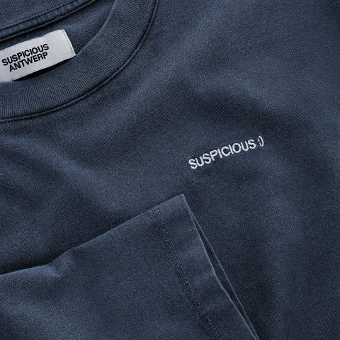 (SS24) The Smiley Longsleeve - Coastal Blue