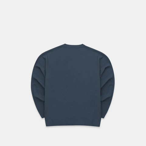 (SS24) The Smiley Longsleeve - Coastal Blue