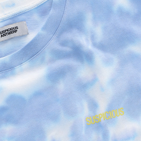 (SS24) The Suspicious Tee - Tie Dye / Vista Blue