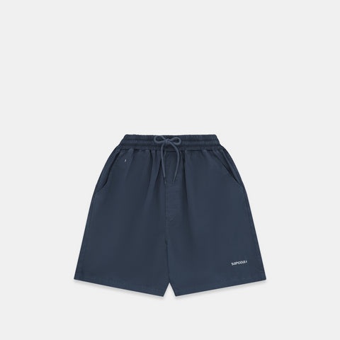 (SS24) The Suspicious Smiley Twill Shorts - Coastal Blue