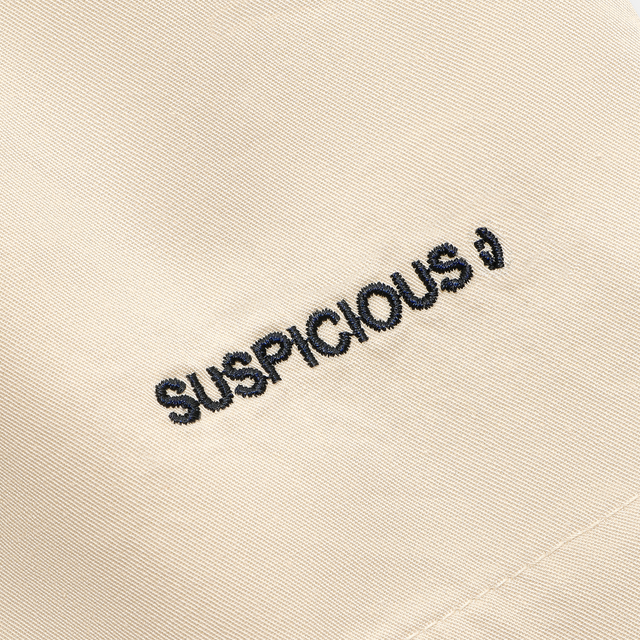 (SS24) The Suspicious Smiley Twill Shorts - Natural