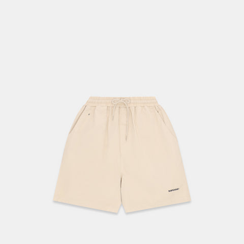 (SS24) The Suspicious Smiley Twill Shorts - Natural