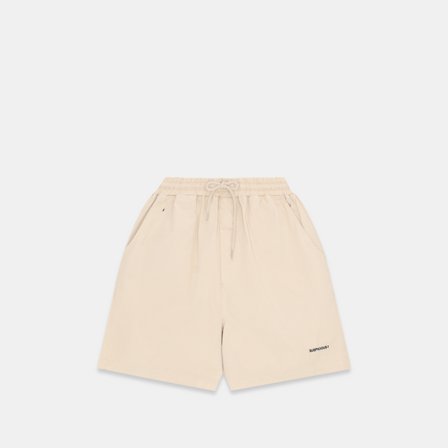(SS24) The Suspicious Smiley Twill Shorts - Natural
