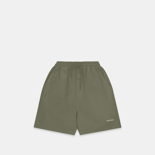 (SS24) The Suspicious Smiley Twill Shorts - Sage