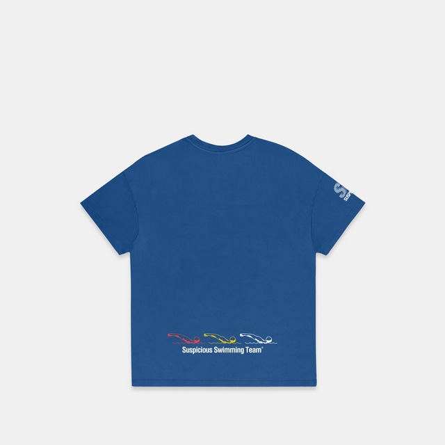 (The Athletics) The Swimming Team Tee - Bellwether Blue