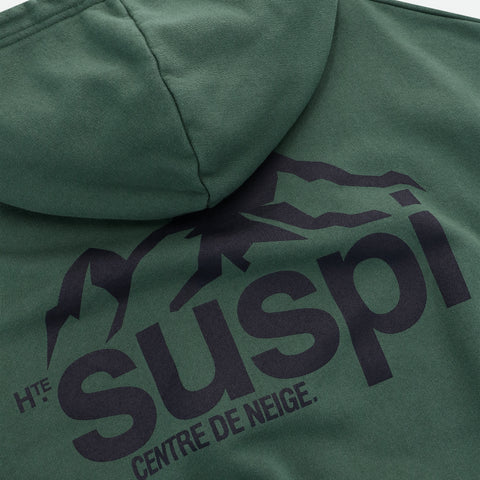 The Centre de Neige Hoodie - Forest Green