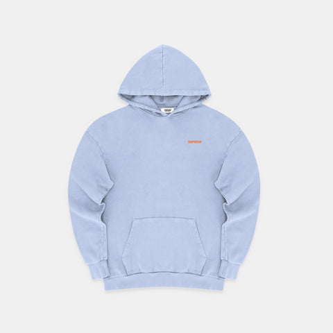 (SS24) The Peacekeeper Hoodie - Vista Blue / Orange