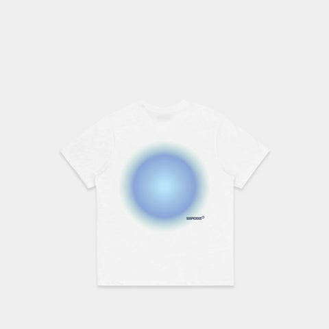 (SS24) The Aura Tee - White / Blue