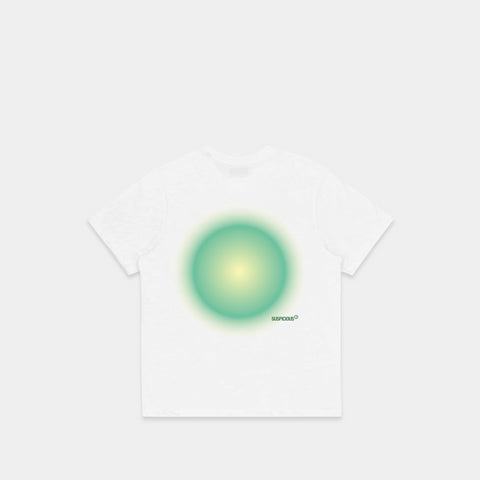 (SS24) The Aura Tee - White / Green