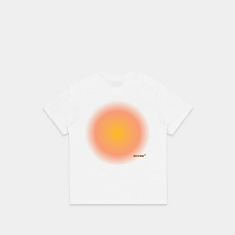 (SS24) The Aura Tee - White / Orange