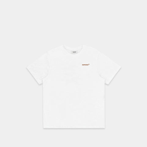 (SS24) The Aura Tee - White / Orange