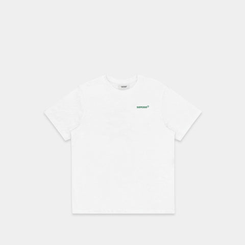 (SS24) The Aura Tee - White / Green