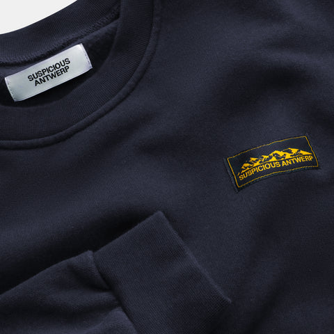 The Label Crewneck - Midnight