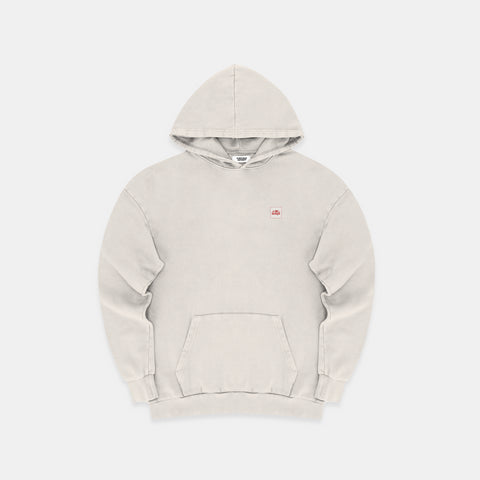 The Label Hoodie - River Grey