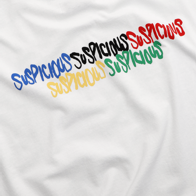 (The Athletics) The Coloured Sports Tee - White