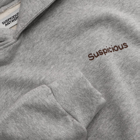 (The Athletics) The Suspicious Shots Hoodie - Neutral Heather