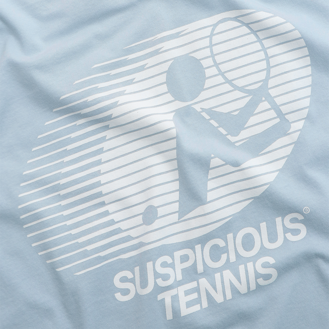 (The Athletics) The Suspicious Tennis Tee - Clear Sky