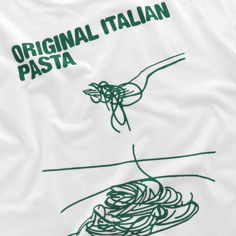 The Original Italian Pasta Tee - White