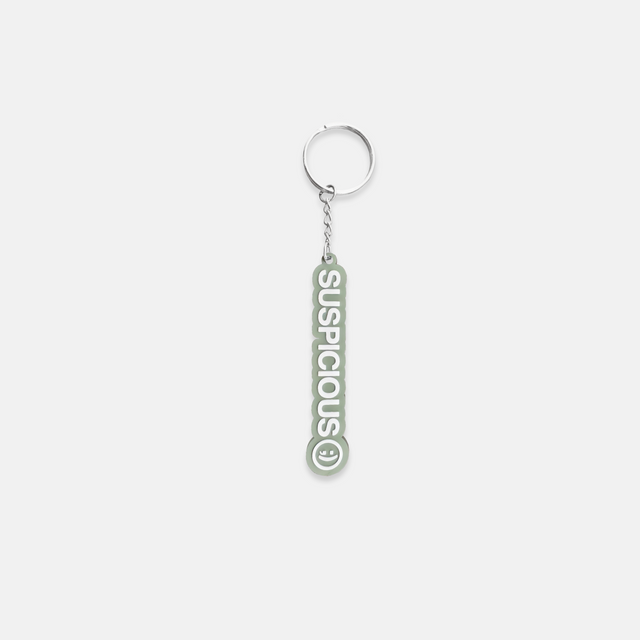 The Rubber Keychain - Sage