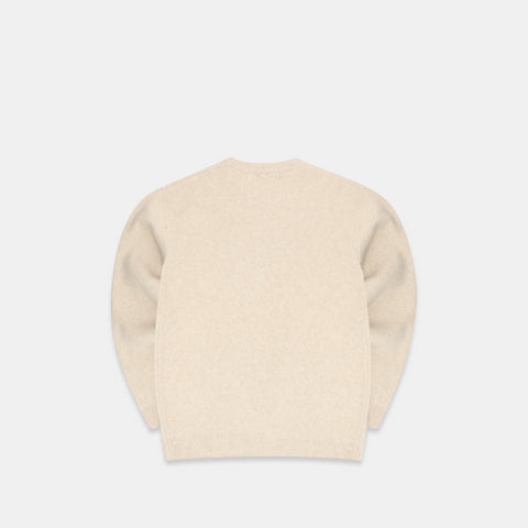 The Smiley Knitted Sweat - Dune