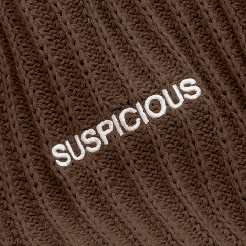 The Suspicious 2 Knitted Sweat - Brown