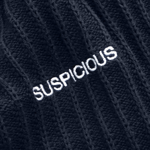 (Fall '24) The Suspicious Knitted Sweat - Navy