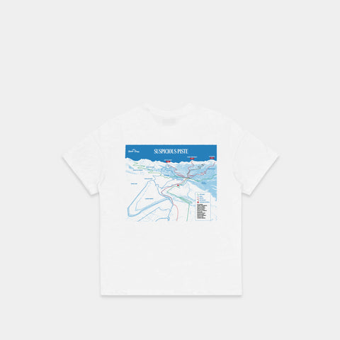 The Suspicious Piste Tee - White