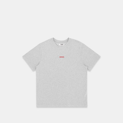 The Suspicious Ski Tee - Neutral Heather