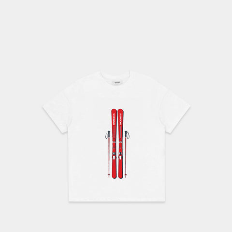 The Suspicious Ski Tee - White