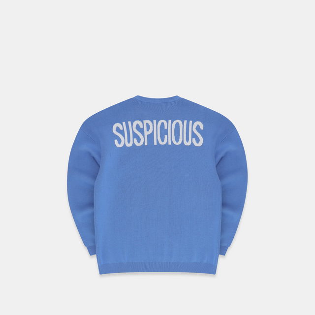 The Suspicious Summer Knit - Coral Blue