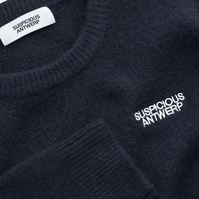 The Essentials Knitted Sweat - Navy