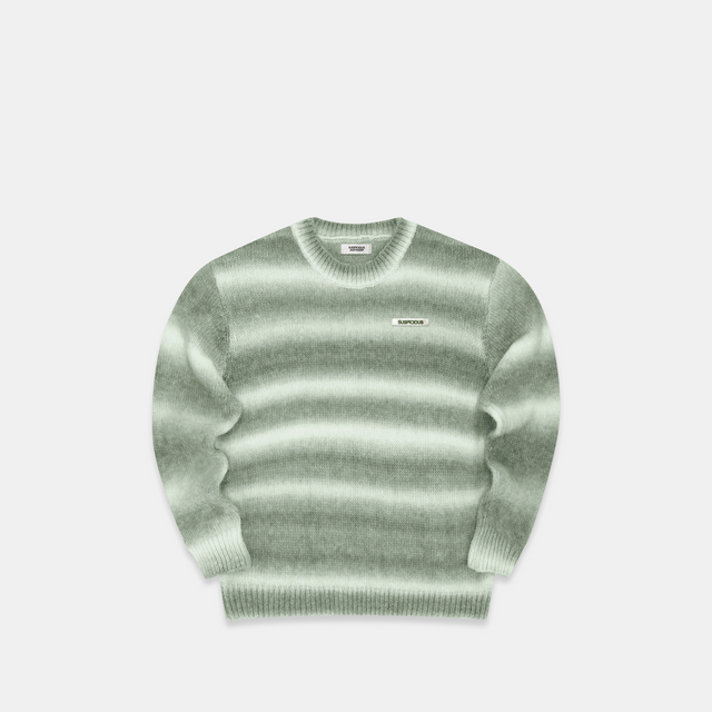 (Winter '24) The Gradient Knitted Sweat - Green